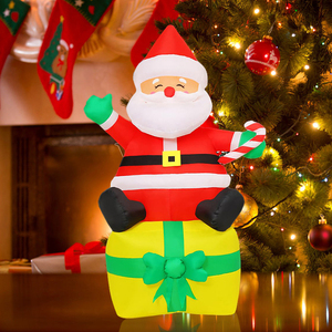 Santa Claus Inflable Personalizado, Enorme Santa Claus Inflable <span class=keywords><strong>Gigante</strong></span> para Exteriores, Decoración Navideña para el <span class=keywords><strong>Hogar</strong></span> de 214 cm - Product Image 5