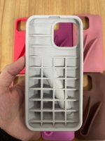 Funda de Lujo de Silicona Suave con Logotipo Personalizable para iPhone 16 Pro Max 15 Plus, Carcasa para Teléfono Estilo Brillo de Labios, Bolsa PC OPP