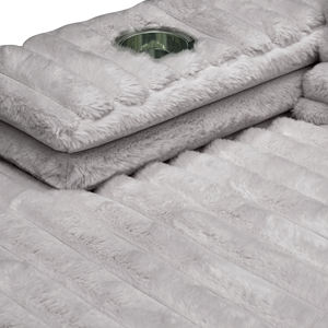 C-A स्टॉक मोटी स्ट्रिप्ड कॉर्डडोरॉय सिंगल और लोवेसट सॉफ्ट सोफा बिस्तर काले ग्रे सफेद लिविंग रूम सोफे - Product Image 4