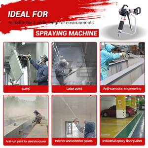 Pulvérisateur sans air 495 1500W 20MPa pour peinture <span class=keywords><strong>antirouille</strong></span>, peinture marine, matériaux de protection - Product Image 6