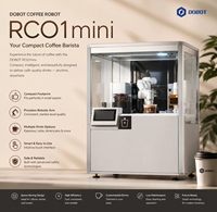 Robot Kopi Dobot RC01 Mini Robot Komersial Kios Kopi Barista Otomatis