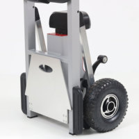 Chariot pliable EmssRobot Hopper pour cylindre de gaz, chariot à roulettes pour monter les escaliers, pompe hydraulique, chariot élévateur, outil de déménagement de meubles, chariot de courses