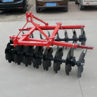 Grada de Discos de Alta Calidad y Gran Resistencia para Tractor, Montada en Tres Puntos, 40-70 CV, Diésel, con Rodamientos y Engranajes