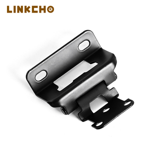 Bản lề tủ bếp kiểu Mỹ LINKCHO, bản lề cửa tủ bếp êm ái, màu đen mờ, kiểu nửa bọc - Product Image 5