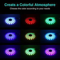 Bandes de couleur de synchronisation de musique rvb pour phares, Led de bluetooth de corée