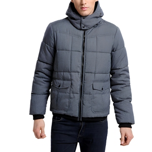 KIJQJ1 Veste d'hiver personnalisée pour hommes Stand de décoration de broderie en diamant pour garçons, vêtements d'extérieur à la mode pour l'extérieur - Product Image 1