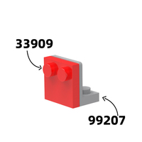 100G/SET Support 1x2-2x2 Inversé pour Blocs de Construction en Plastique, Accessoires Briques Petites Particules, Pièces de Jouets DIY NO.99207