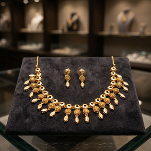 Venta al por mayor de joyería turca chapada en oro de 14K, 18K y 24K, elegantes collares turcos, joyería de moda, joyería chapada en oro sobre latón. - Product Image 3