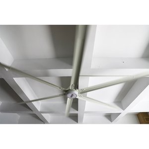 Pales de ventilateur de plafond industriel et ventilateurs axiaux adaptés à la ventilation et au refroidissement dans les ateliers et usines, design géométrique - Product Image 2