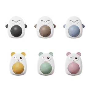 Nuovo prodotto Hot Cat Mouse Rat Penguin Catnip Toys Wallball per gatti alito rinfrescante che regola le viscere Catnip Ball