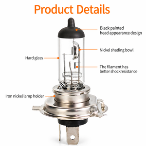 Faro Delantero para Automóvil H4 (9003/HB2) 12V100/90W P43T, Bombilla Halógena de Vidrio Duro, Certificación CE RoHS, Fabricante - Product Image 2