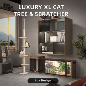 وصل حديثًا فاخر كبير جدًا برج شجرة القط MDF تسلق السيزال هرش متداخل سلم متداخل لعبة كرتون واحد للحيوانات الأليفة - Product Image 3