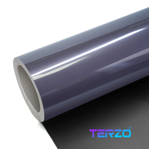 Película Autoadhesiva de PET Satinado para Cambiar el Color del Automóvil, Rollo de PET de 8MIL para Personalizar Automóviles Deportivos, Vinilo de Alto Brillo para Envolver Automóviles - Product Image 1