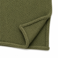 Pull-over en coton Pima vert tricoté sur mesure pour homme, col roulé, manches longues, anti-plis, anti-rétrécissement, idéal pour l'hiver (ODM/OEM)
