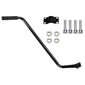 Manillar de Bicicleta con Barra de Empuje, Metal Negro, Forma Plana, Seguro para Niños, Modelo 012 - Product Image 1