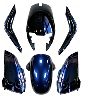 Kit de carénage ABS vert brillant 6 pièces pour moto électrique SOCO, ensemble de carénage complet personnalisé pour la réparation et la modification de scooter électrique