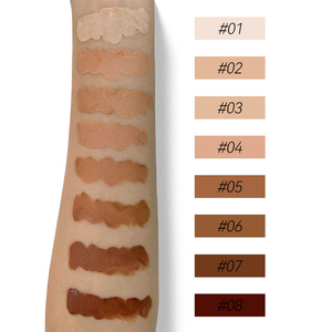 Nhãn Hiệu Riêng 8-Màu Vegan Nền Tảng Tàn Ác-Miễn Phí Lâu Dài Độ Nét Cao Kem Che Khuyết Điểm Cho Da Tối Làm Trắng Bảo Hiểm Đầy Đủ - Product Image 6