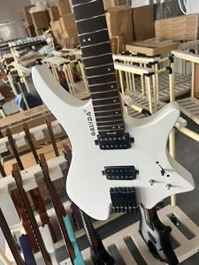 Trung Quốc Nhà máy tùy chỉnh chất lượng cao gỗ gụ không đầu Guitar guitar điện - Product Image 4