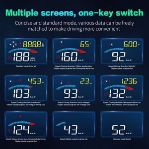 WiiYii Venta caliente Head Up Display Universal Digital Velocímetro Proyección GPS M16 con reloj Car HUD - Product Image 6