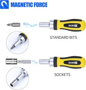 Bosi Screwdriver Set 41-Piece ổ cắm thiết lập với ratcheting xử lý hộp lưu trữ cho sửa chữa nhà, xe đạp và thiết bị điện tử dự án - Product Image 4