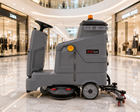 Nouvelle autolaveuse autoportée E+F FS 76 à batterie, brosse manuelle, réservoir de 28 gallons, 1750W, 24V, dégraissage à eau froide