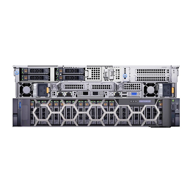 PowerEdge R750 Enterprise Server 1x Xeon Gold 6330 28C 64GB DDR4 8x 1.92TB NVMe SSD RAID H740p 2x1GbE Redundant PSU rack server