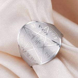 <span class=keywords><strong>Anello</strong></span> in Acciaio Inossidabile Myshape Jewelry, <span class=keywords><strong>Anello</strong></span> Pentagramma della Stregoneria, <span class=keywords><strong>Anello</strong></span> di <span class=keywords><strong>Salomone</strong></span>, Scudo Tetragrammaton con Gemma per Protezione 2025 - Product Image 5