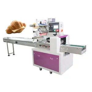 China Supplier Factory Price Automatic Hamburger Bread Packaging machine multipurpose hamburger bread packing machine