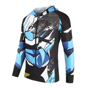 Nuevo <span class=keywords><strong>traje</strong></span> de pesca personalizado con protección UV UPF 50+, camisa de pesca para hombre de manga larga, transpirable y de seca - Product Image 1