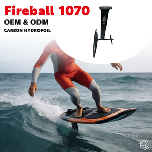 Ensemble d'hydrofoils de pointe Fireball 1070 avec aile avant en carbone pour le freeride, le wing foil et le kitesurf de performance - Product Image 1