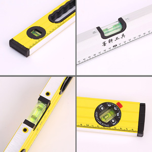 Moxuan Hardware Aluminum Alloy Spirit Level 300mm High Precision With Magnets For Construction - Product Image 5