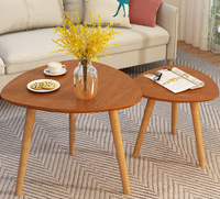 Meubles de salon Design moderne meubles de bureau en bois pour la maison communiquer Table à thé café moderne