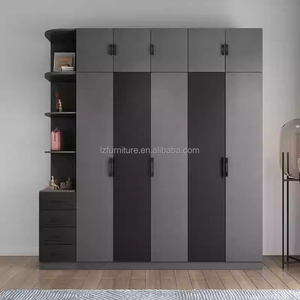 Economical Compact Complete Bedroom Sets Wooden Bed Wardrobe Dressing Table & TV Stand for <b>Small</b> Spaces Studio Apartments - Product Image 2