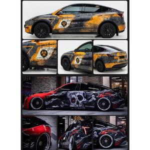 Film de protection de peinture automobile autocollant NIKO 1,52*30 mètres, design personnalisé, couleur changeante, film vinyle PVC pour véhicule, dessin animé personnalisé - Product Image 2