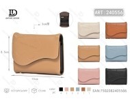 Portacarte a Fisarmonica da Donna con Bottone a Pressione, 4 Pollici, in Pelle PU, Porta Carte di Credito - Product Image 1