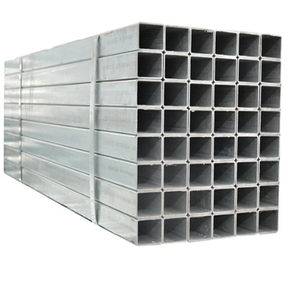 Proveedor Directo de Fábrica de Tubos Cuadrados Huecos Galvanizados de 1.5 Pies de Largo, Tubos Cuadrados de Alta Calidad - Product Image 1