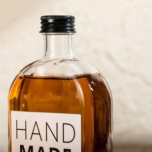 Mini botella de brandy, paquete de jugo de vidrio, bebida con tapas, botella de copa de vino - Product Image 5