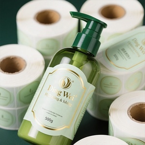 Zelfklevende Etiketsticker Koreaanse Cosmetica Private Label Afdrukken Zelfklevende Bopp Beauty Cosmetica Wit Label - Product Image 4