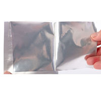 Pochette en aluminium laminé à 3 couches avec logo personnalisé imprimé, sachet en plastique Mylar jetable, thermoscellable, résistant à l'humidité