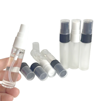 Botol Minyak Esensial Kaca Cetak Sablon Silkscreen dengan Tutup Sekrup, Semprotan Kabut Halus Silinder 10ml, Sampel Grosir Pabrik Mini Tester