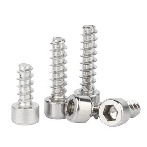 Vis autotaraudeuses nickelées M1.7 M2 M2.3 M2.5 M2.6 M3 M3.5 M4 M5 pour le plastique, système de mesure métrique - Product Image 2