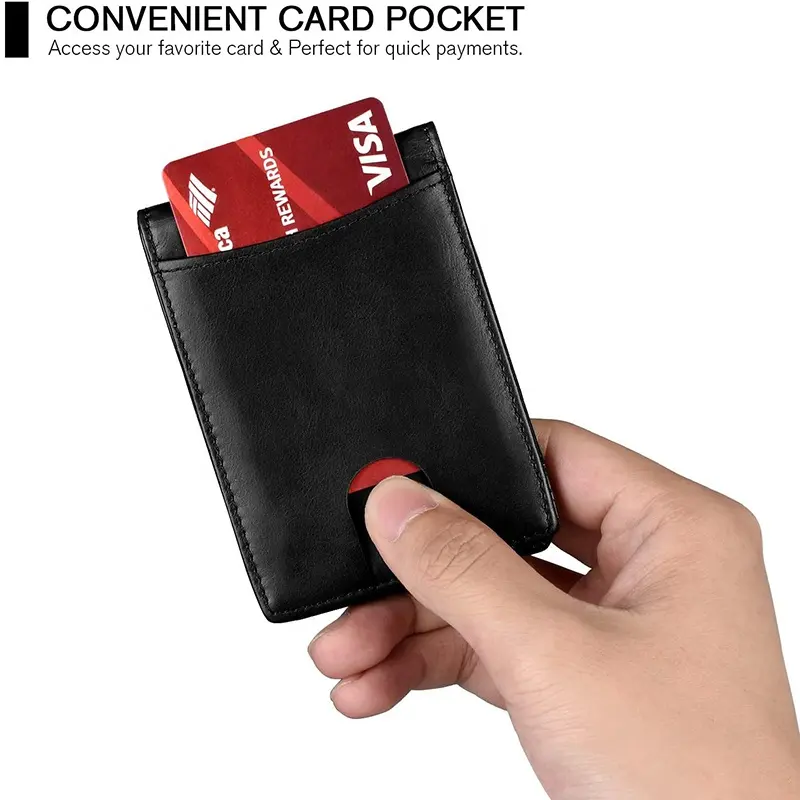 Carteiras masculinas de bolso, carteiras de alta qualidade com dobra central e bloqueio rfid para cartões de crédito