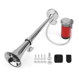 Klaxon électrique à tube unique DHKA 12V 150DB pour voiture, camion, bateau, son puissant en aluminium pour véhicules - Product Image 1