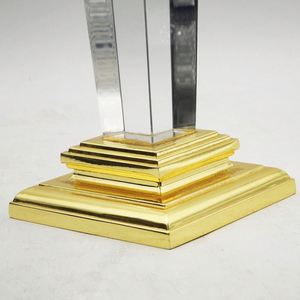 Hot Sell low price low price custom logo On Sale Solid wood K9 Crystal business gift crystal trophy - Product Image 3