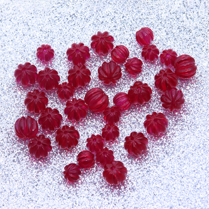 Bán Hot Custom Pumpkin Shape Red <span class=keywords><strong>Corundum</strong></span> đá quý Loose hạt phòng thí nghiệm tổng hợp <span class=keywords><strong>Corundum</strong></span> đối với trang sức làm - Product Image 2
