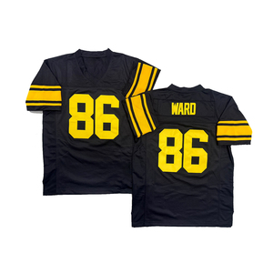 Maillot de rugby vintage pour homme, style cousu, L.C. Greenwood Joe Greene John Stallworth Heath Miller <span class=keywords><strong>James</strong></span> Harrison S-3XL Expédition rapide - Product Image 5