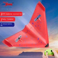 Modèle d'avion jouet à aile delta en mousse rechargeable électrique à 2 canaux ZY-325 personnalisé OEM avec piles incluses
