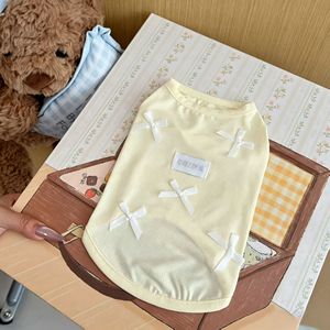 Ropa para perros estilo Instagram, chaleco fino y fresco de verano, ropa sencilla de color liso para gatos, Bichones y perros Teddy. - Product Image 4
