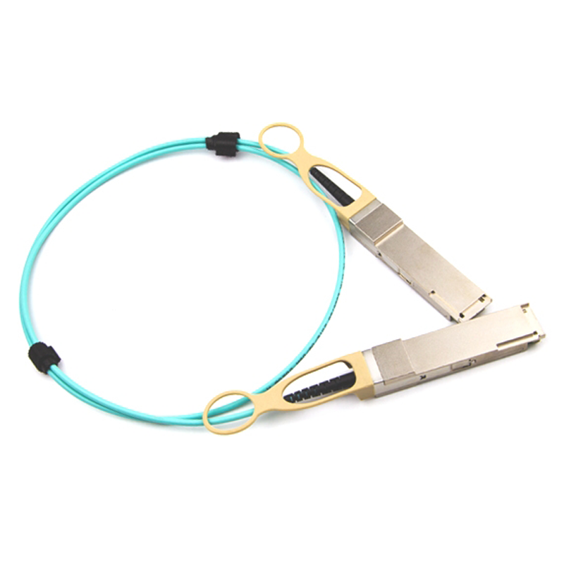 100G QSFP28 Câble AOC Avec la Longueur Adaptée Aux Besoins Du Client De 1 m