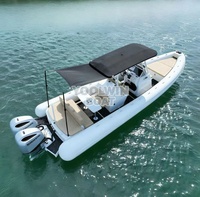 Bateau semi-rigide gonflable (RIB) en aluminium à faible entretien, haute performance, SP900
